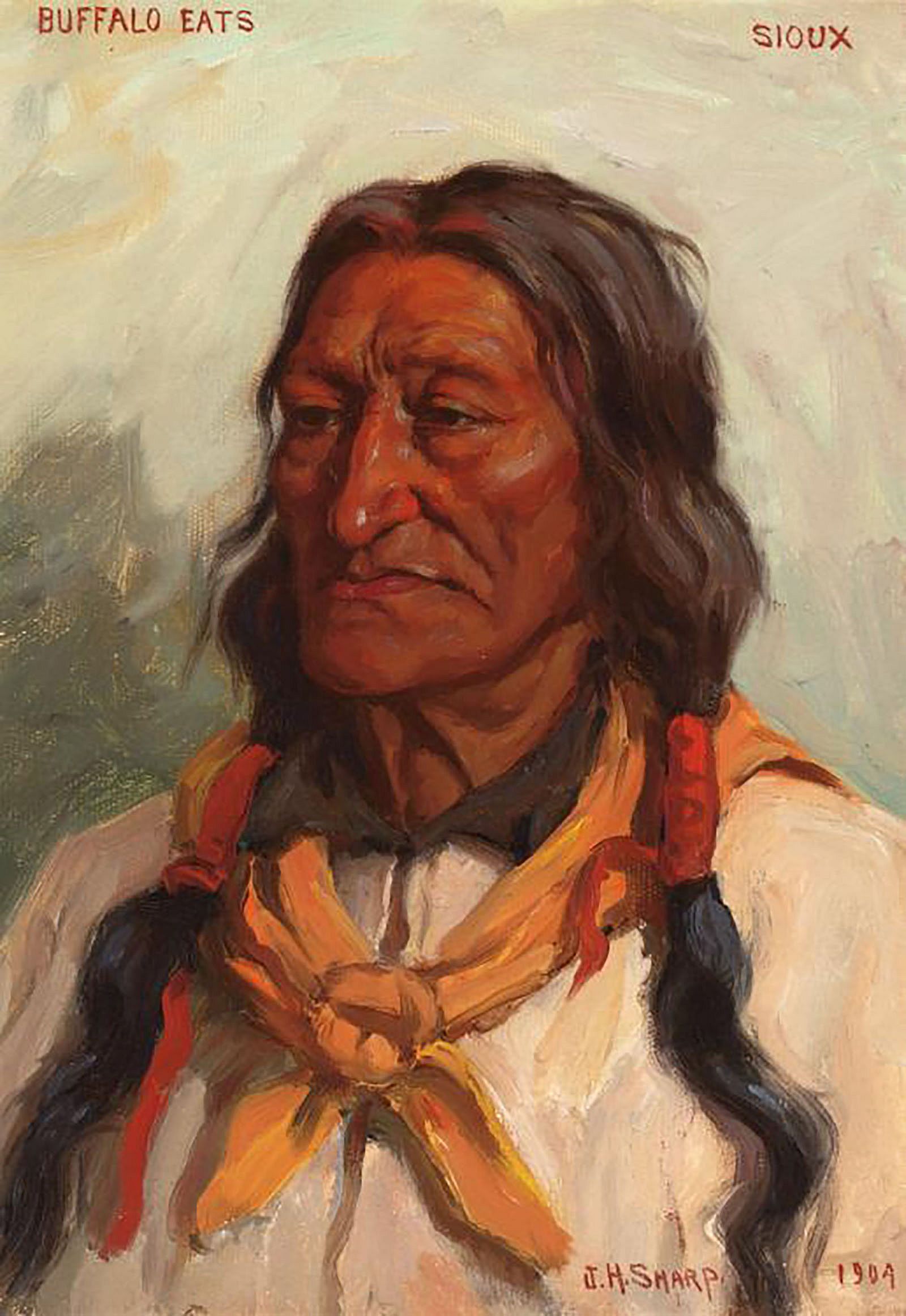Buffalo Eats; Oglala Sioux; {Buffalo Eats]